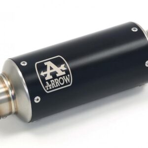 APRILIA RSV 4-RSV 4 FACTORY-TUONO V4 R GP2 STEEL DARK SILENCER + LINK PIPE FOR ARROW COLLECTORS
