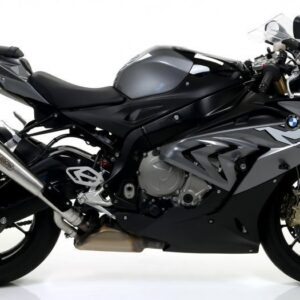 BMW S1000RR 17 HOMOLOGATED NICHROM PRO RACE SILENCER WITH WELDED LINK PIPE FOR ORIGINAL AND ARROW COLLECTORS
