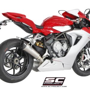 Conico Muffler, Titanium, with Carbon fiber end cap