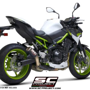 CR-T carbon exhaust, with stoneguard grid (WITHOUT carbon heat protection) - Z900 (2020 - 2024) - Euro 5
