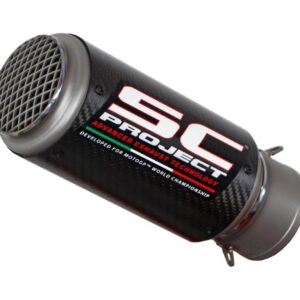 CR-T carbon exhaust, with stoneguard grid (specific for BMW HP4) - S 1000 RR (2010 - 2014) - HP4