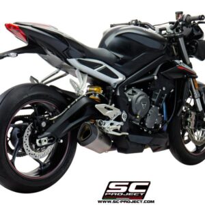 Full Exhaust System 3-1, Titanium, compatible with SC1-R Muffler (muffler not included)