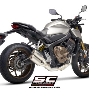 4-1 Stainless steel full exhaust system, with Twin CR-T titanium exhaust - CB650R (2019 - 2020)