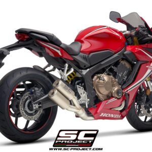 4-1 Stainless steel full exhaust system, with Twin CR-T titanium exhaust - CBR650R (2019 - 2020)