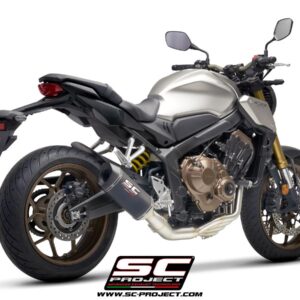 4-1 Stainless steel full exhaust system, with SC1-M titanium exhaust - CB650R (2019 - 2020)