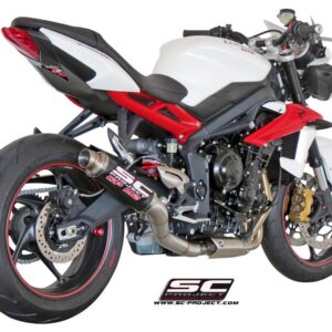 GP-M2 carbon exhaust - STREET TRIPLE 675 (2013 - 2016) - R - RX