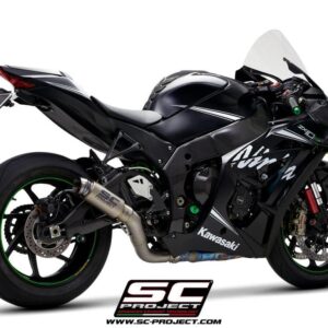 GP70-R titanium exhaust, with de-cat link pipe - NINJA ZX-10R - RR (2016 - 2020)