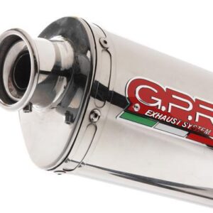 GPR Exhaust System Ducati Monster 695 2006/08 Pair Homologated slip-on exhaust Trioval