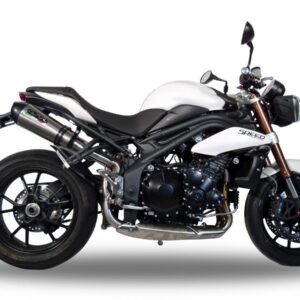 GPR DUAL SLIP-ON SPEED TRIPLE 2011/13 2in1  GPE EVO TITANIUM