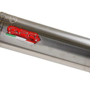 GPR HOM. EURO 4 BOLT-ON COMET 125 GT - R 2003/14 TITANIUM TONDO / ROUND