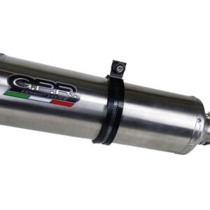 GPR Exhaust System Kawasaki Ninja 125 2019/20 e4 Homologated slip-on exhaust Satinox