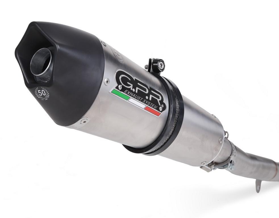 GPR HOM. EURO 4 SLIP-ON TIGER 8 - XR - XC - XRx - XCx - XRt - XCa 2017/19 GP EVO4 TITANIUM