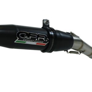 GPR HOM. SILENCER + RACING HEADER / LINKPIPE ER 6 N - F 2012/16 DEEPTONE NERO