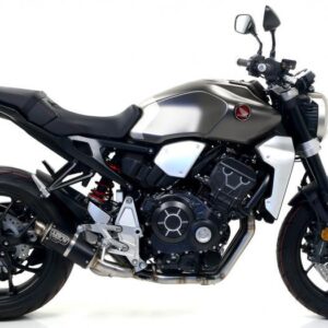HONDA CB 1000R HOMOLOGATED NICHROM DARK GP2 SILENCER WITH WELDED LINK PIPE LOW VERSION FOR ORIGINAL AND ARROW COLLECTOR