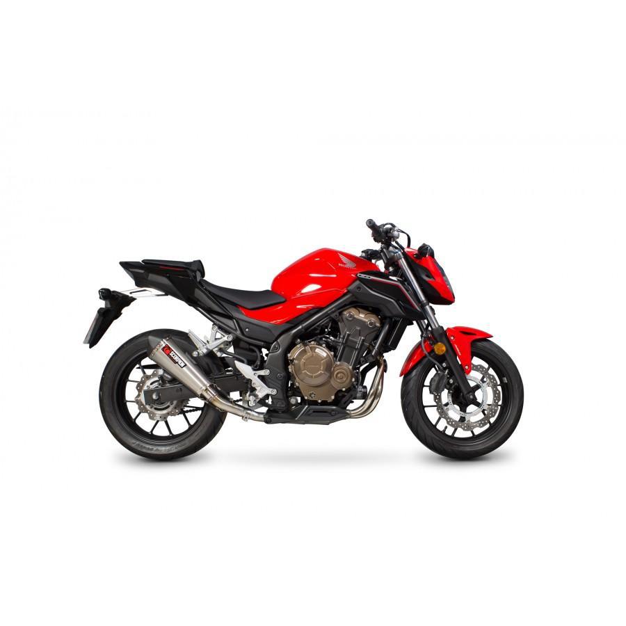 Honda CB500 F / CB500 X 2016-2018 Serket Taper Slip-on Brushed Stainless Steel Sleeve - Bild 2