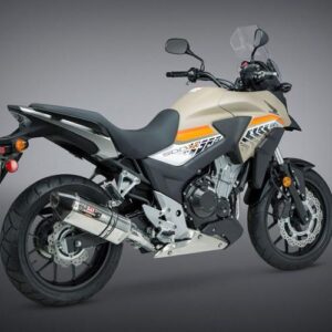 HONDA CB500X 13-16/CBR500R/CB500F 13-15 Race R-77 Stainless Full Exhaust, w/ Stainless Muffler