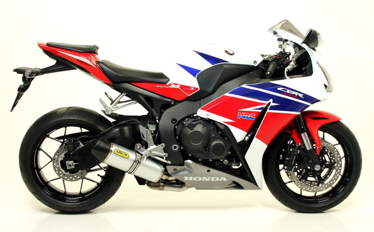 HONDA CBR 1000 RR HOMOLOGATED ALUMINIUM INDY-RACE SILENCER WITH CARBONEND CAP