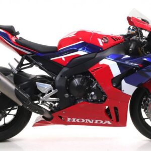 HONDA CBR 1000RR-R 20/22 HOMOLOGATED TITANIUM WORKS EXHAUST WITH WELDED LINK PIPE AND CARBY ENDCAP