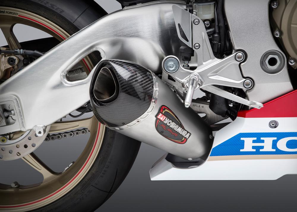 CBR1000RR/SP/SP2 17-24 ALPHA T Stainless Slip-On Exhaust, w/ Stainless Muffler - Bild 3