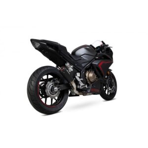 Honda CBR500 R 2019-2023 Red Power Slip-on Black Ceramic Coated Sleeve