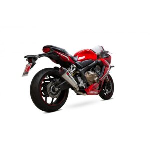 Honda CBR650 R 2019-2020 Serket Taper Full System Brushed Stainless Steel Sleeve