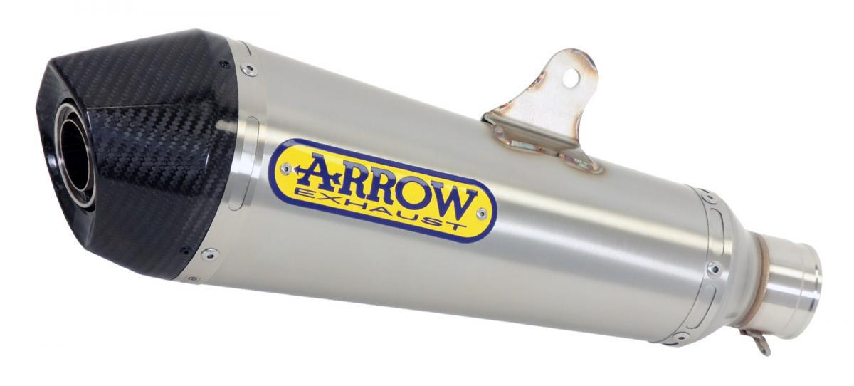 HONDA CBR 650 F 14/CB 650 17 HOMOL. X-KONE NICHROM SILENCER WITH CARBON END CAP FOR ARROW COLLECTORS