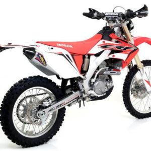 HONDA CRF 300 X 15 ALUMINIUM THUNDER SILENCER WITH CARBON END CAP FOR ORIGINAL AND ARROW COLLECTOR