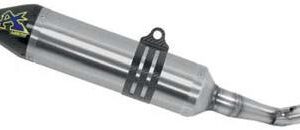 HONDA CRF 300 X 15 TITANIUM THUNDER SILENCER WITH CARBON END CAP FOR ORIGINAL AND ARROW COLLECTOR
