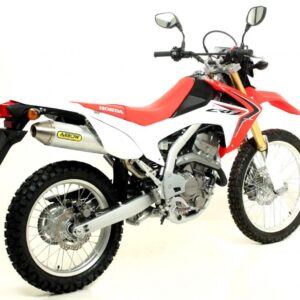 HONDA CRF250 L 12 HOM. ALUMINIUM THINDER SILENCER FOR ORIGINAL AND ARROW COLLECTORS