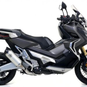 HONDA X-ADV 17/19 HOMOLOGATED ALUMINIUMRACE-TECH SILENCER WITH WELDED LINK PIPEAND CARBON END CAP