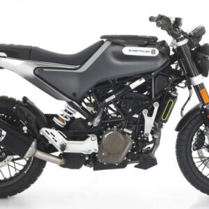 HQ SVARTPILEN 125 21 HOMOLOGATED ALUMINUM DARK SILENCER WITH CARBON ENDCA