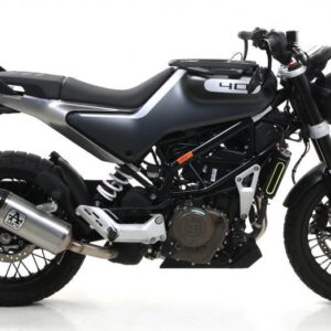 HUSQVARNA SVARTPILEN 401 20 HOMOLOGATEDALUMINUM INDY RACE EXHAUST WITH WELDED LINK PIPE