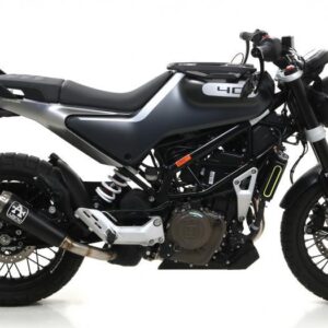 HUSQVARNA SVARTPILEN 401 20 HOMOLOGATEDNICHROM DARK PRO-RACE EXHAUST WITH WELDED LINK PIPE