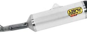 HUSQVARNA TE 250/310 12/13 ALUMINIUM RACE-TECH SILENCER WITH CARBON END CAP FOR ORIGINAL AND ARROW COLLECTORS
