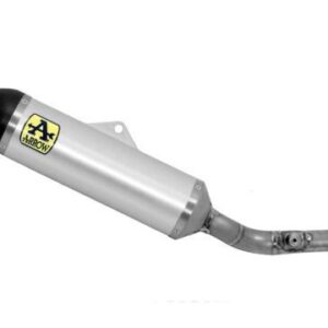 KAWASAKI KX 450 F 18 ALUMINIUM RACE TECH SILENCER WITH CARBON END CAP FOR ORIGINAL AND ARROW COLLECTORS
