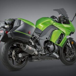 NINJA 1000 14-16 R-77 Stainless Slip-On Exhaust, w/ Carbon Fiber Mufflers