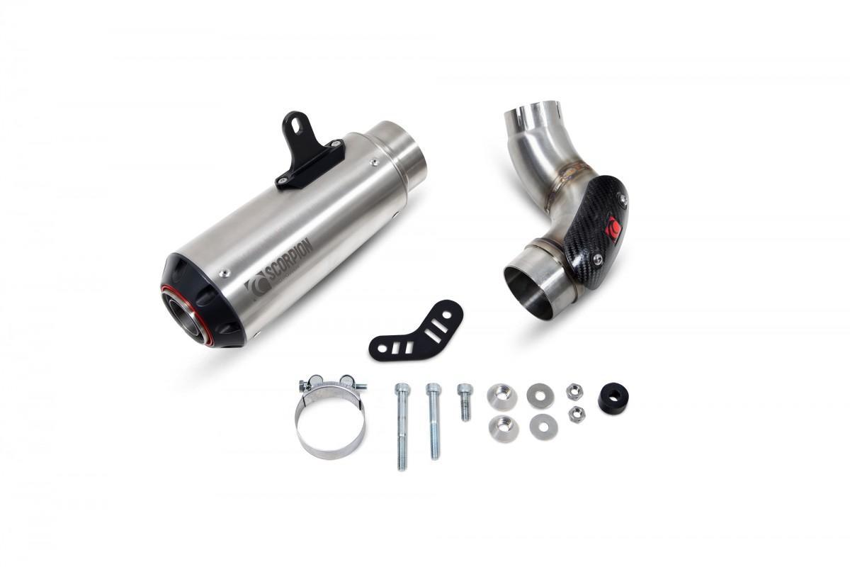 Kawasaki Ninja 1000 SX 2020-2023 Red Power Slip-on Brushed Stainless Steel Sleeve. Fits with panniers - Bild 4