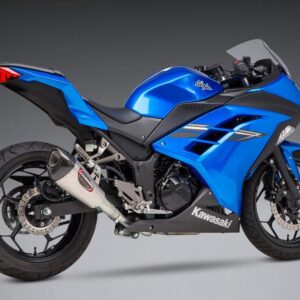 KAWASAKI NINJA 300 13-17 ALPHA T Stainless Slip-On Exhaust, w/ Stainless Muffler