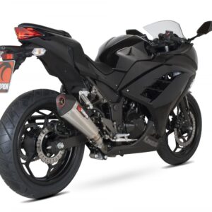 Kawasaki Ninja 300 (2012-17) / Z300 (2015-17) 2012-2017 Serket Taper Slip-on Brushed Stainless Steel Sleeve