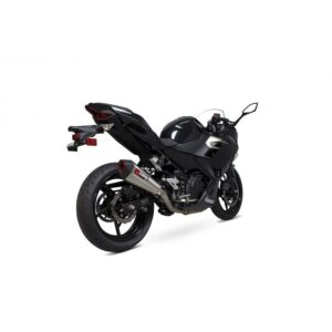 Kawasaki Ninja 400 2018-2023 Serket Taper Slip-on Brushed Stainless Steel Sleeve