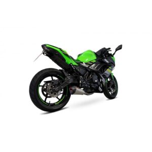 Kawasaki Ninja 650 2017-2022 Serket Taper Full System Brushed Stainless Steel Sleeve