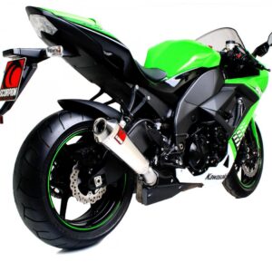 Kawasaki Ninja ZX-10R 2008-2010 Power Cone Slip-on Polished Stainless Steel Sleeve