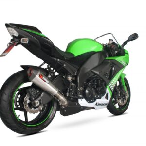 Kawasaki Ninja ZX-10R 2008-2010 Serket Taper Slip-on Brushed Stainless Steel Sleeve