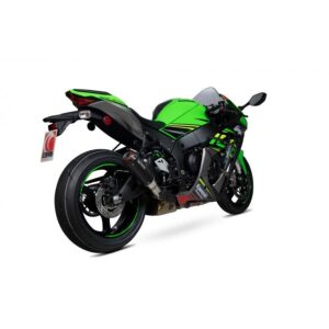 Kawasaki Ninja ZX-10R / ZX-10RR / ZX-10R SE 2016-2020 Red Power Slip-On Black Ceramic Coated Sleeve