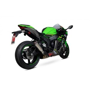 Kawasaki Ninja ZX-10R / ZX-10RR / ZX-10R SE 2016-2020 Red Power Slip-on Titanium Sleeve