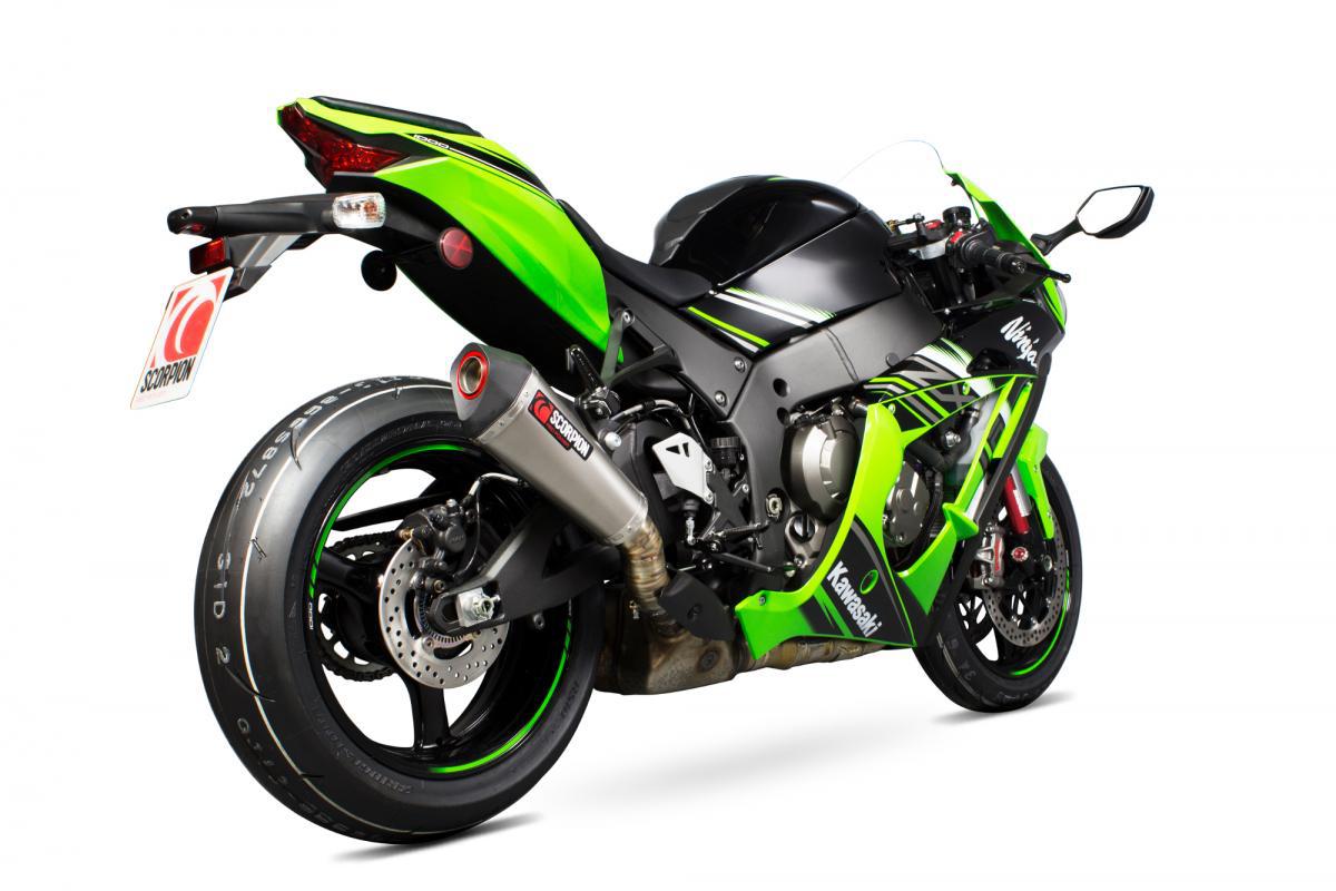 Kawasaki Ninja ZX-10R / ZX-10RR / ZX-10R SE 2016-2020 Serket Taper Slip-on Titanium Sleeve