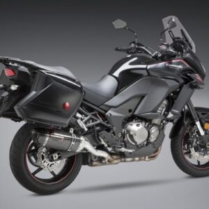 KAWASAKI VERSYS 1000 15-18 ALPHA Stainless Slip-On Exhaust, w/ Carbon Fiber Muffler