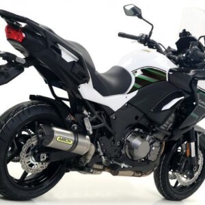 KAWASAKI VERSYS 1000 2019 HOMOLOGATED TITANIUM RACE-TECH SILENCER WITH CARBON END CAP AND WELDED LINK PIPE