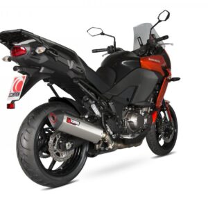 Kawasaki Versys 1000 Tourer / Versys 1000 Grand Tourer 2015-2018 Serket Parallel Slip-on Brushed Stainless Steel Sleeve