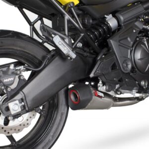 Kawasaki Versys 650 2015-2018 Serket Taper Full System Brushed Stainless Steel Sleeve